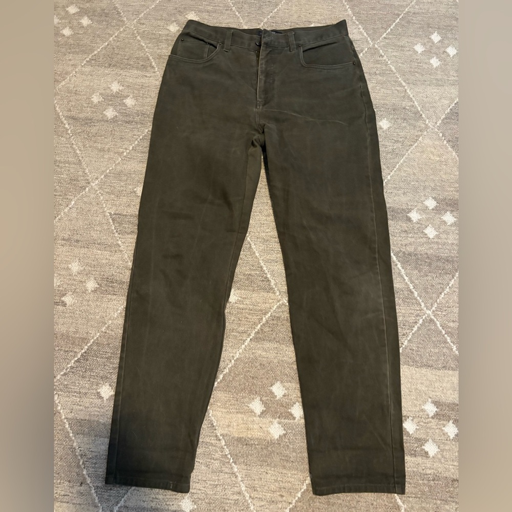 Vintage Bill Blass Easy Fit Olive Jeans